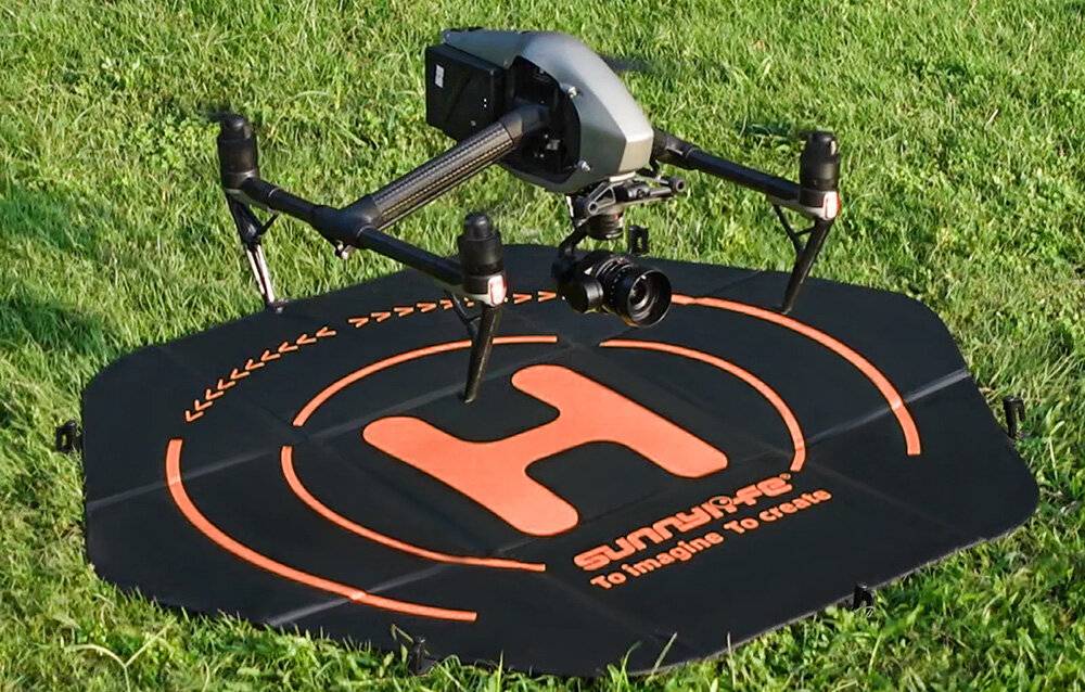 Landeplatz für Drohnen Sunnylife 110cm Sechseck - Doppelseitig (TJP10)-2