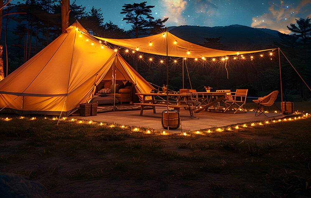 Campinglampe 2w1 Superfire LT01-4