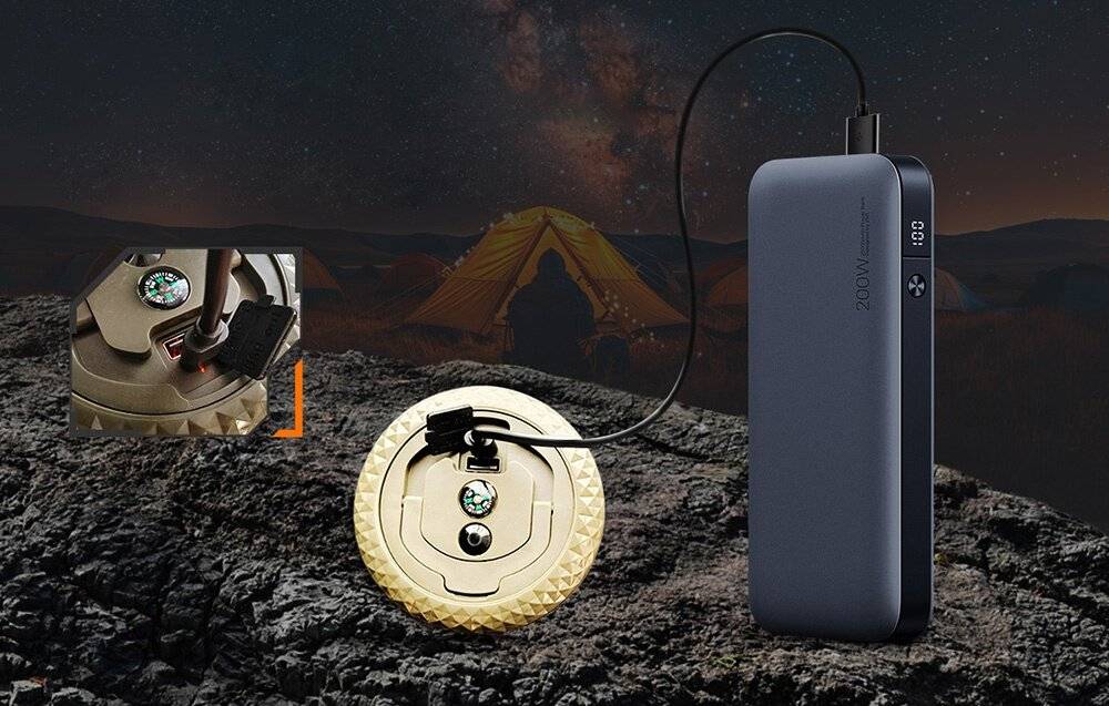 Preisbild für Campinglampe 2w1 Superfire LT01