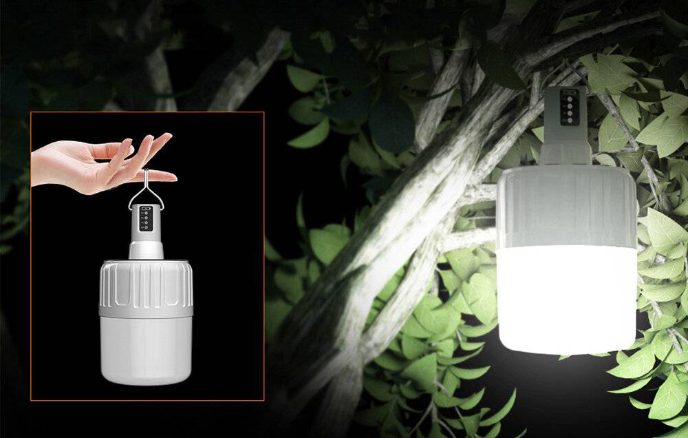 Solar-Campinglampe Superfire T26-S, 500lm-4