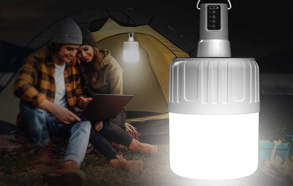 Solar-Campinglampe Superfire T26-S, 500lm-1