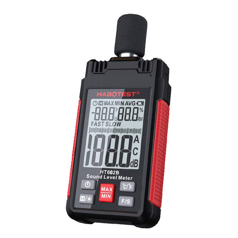 Habotest HT602B Schallpegelmesser, 30-130 dB, USB-Anschluss, LCD-Farbdisplay-5