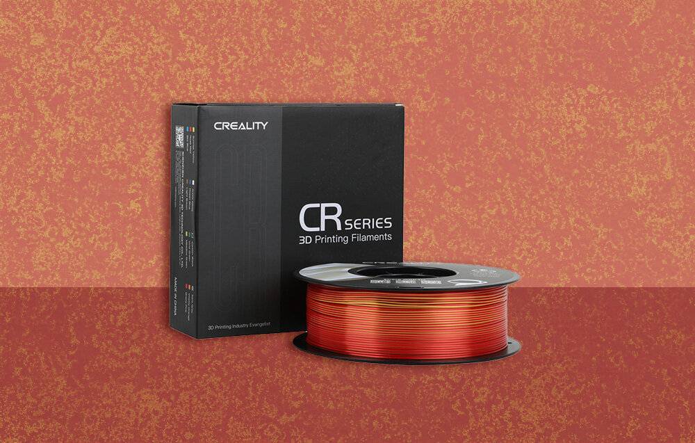 CR-Silk PLA Filament Creality (gold-rot)-4