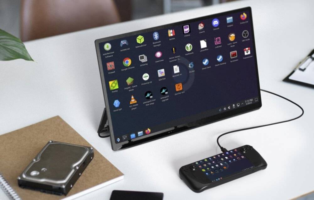 Uperfect - M185E06 - Uperfect Portable Monitor USteam E6 Pro 18,5" 1920x1080 120Hz-2