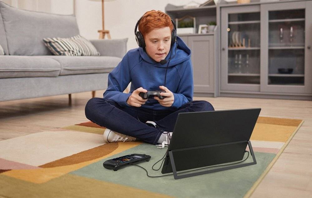 Symbolbild für Uperfect - M185E06 - Uperfect Portable Monitor USteam E6 Pro 18,5" 1920x1080 120Hz