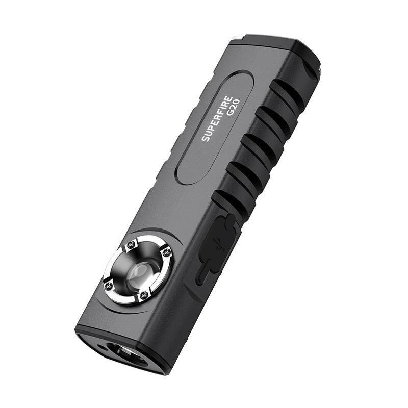 Multifunktions-Taschenlampe SuperFire G20, 470lm, USB-0