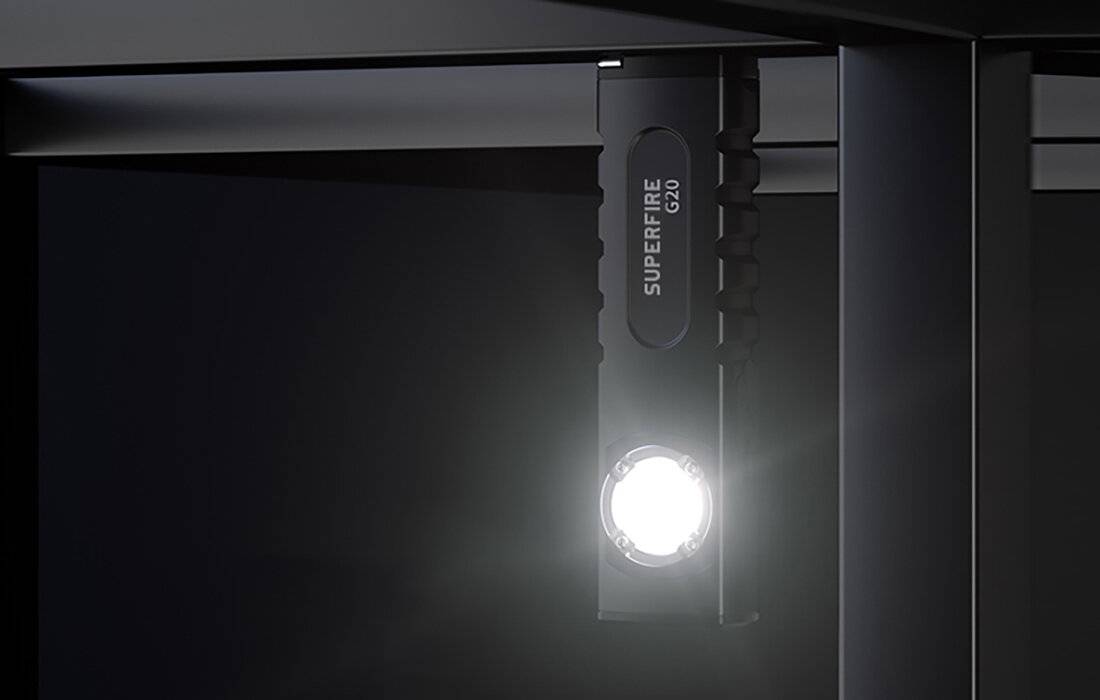 Preisbild für Multifunktions-Taschenlampe SuperFire G20, 470lm, USB