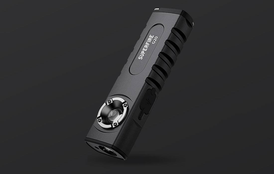 Multifunktions-Taschenlampe SuperFire G20, 470lm, USB-1