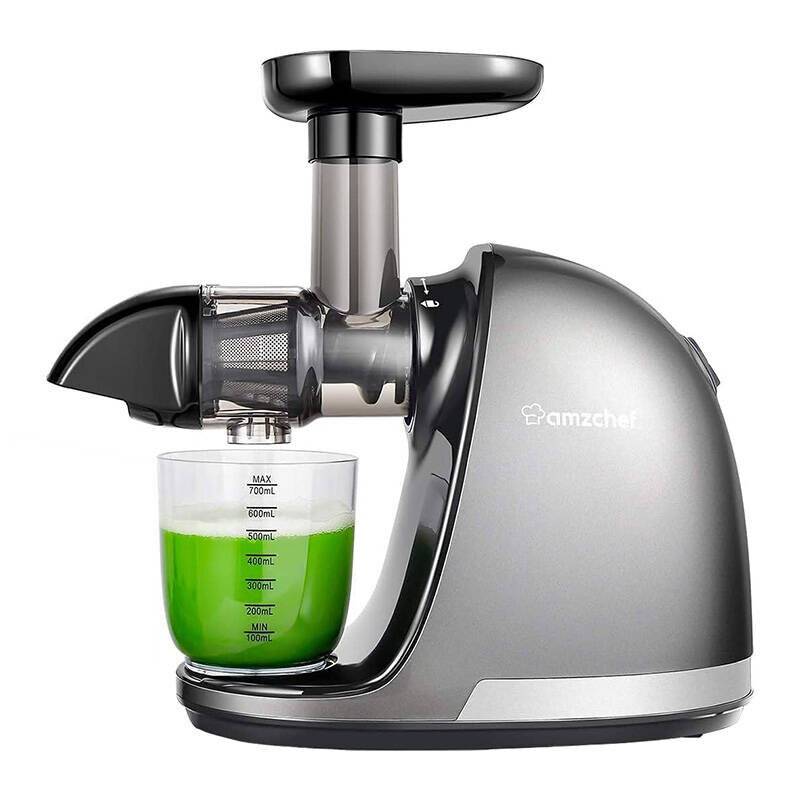 Langsam-Entsafter AMZCHEF 1501-GA (Grau)-0