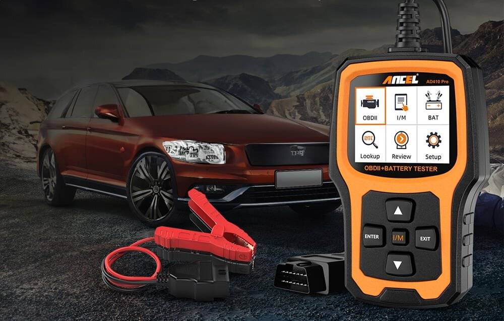 2in1-Diagnosescanner OBD2 und Batterietester Ancel AD410 PRO-1