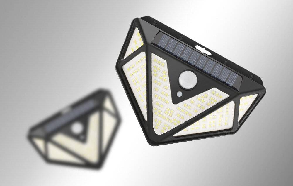 Solarlampe Superfire FF6-B, 33W, 220lm, 1200mAh-1