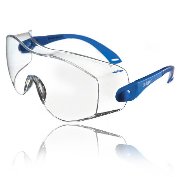 Dräger Schutzbrille Sicherheitsbrille für Brillenträger X-pect 8120 klar Antikratzbeschichtung