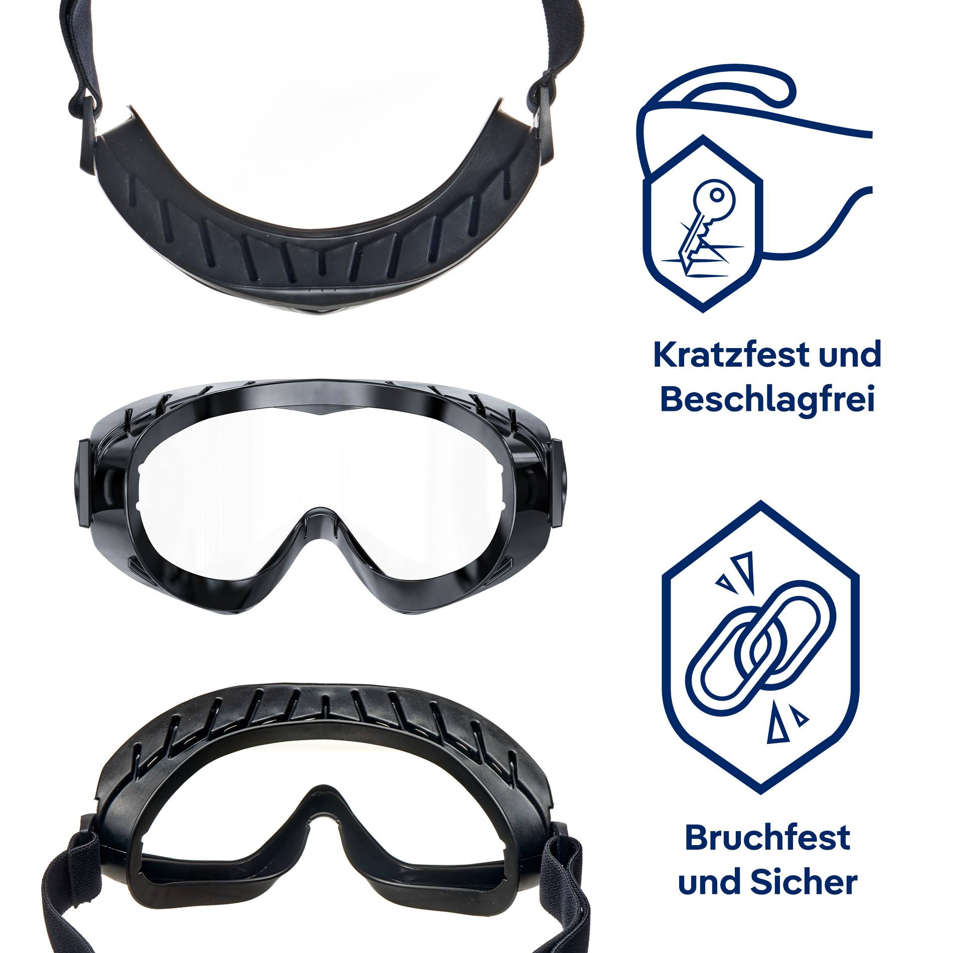 Dräger Schutzbrille Sicherheitsbrille X-pect 4200 klar Anti Fog beschichtet-1