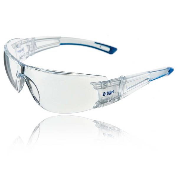 Dräger Schutzbrille Sicherheitsbrille X-pect 8330 kratzfest UV-Schutz Anti-Kratz u. Anti Fog beschichtet
