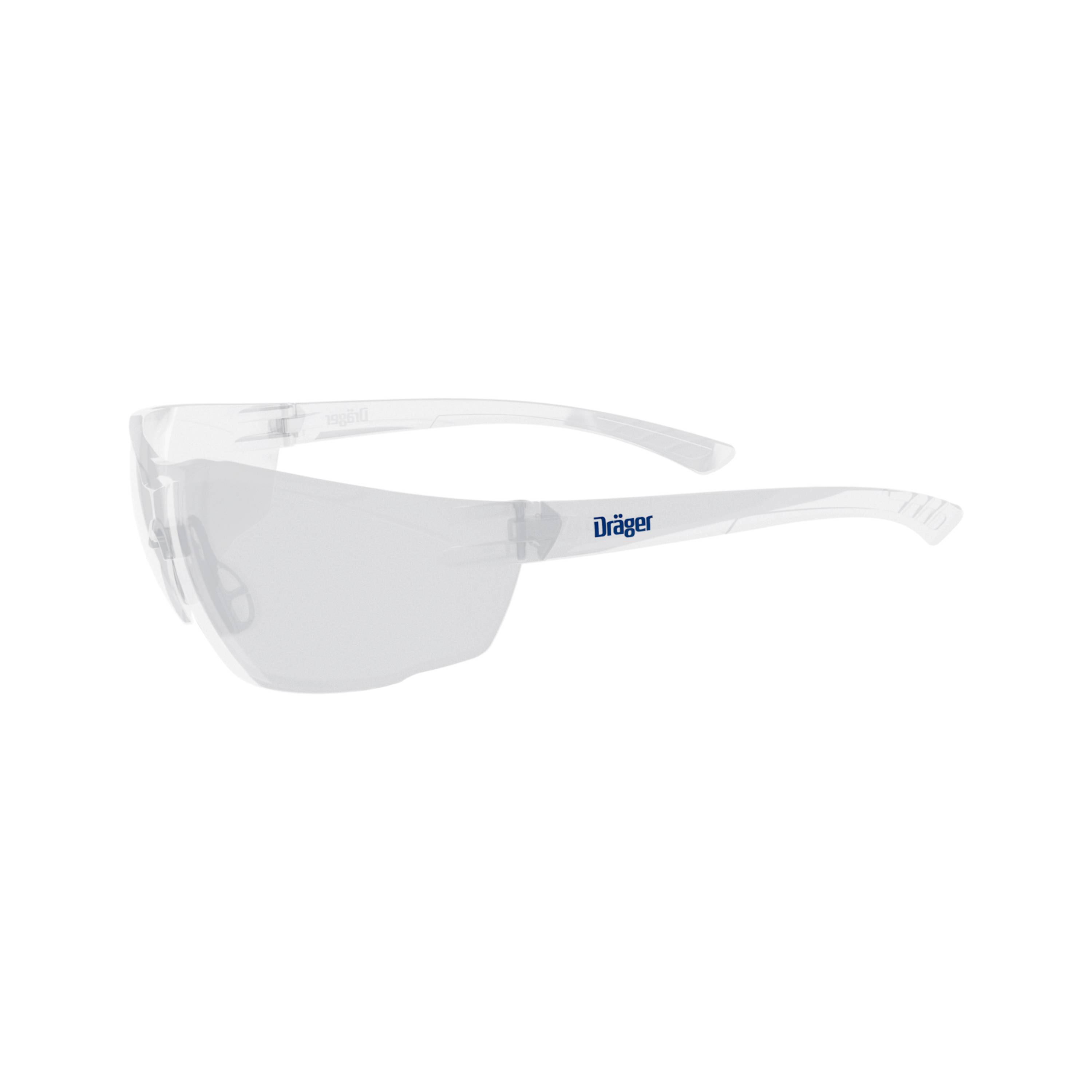 Dräger Schutzbrille Sicherheitsbrille X-pect 8320 Arbeitsbrille Anti-Kratz beschichtet klar kratzfest-0