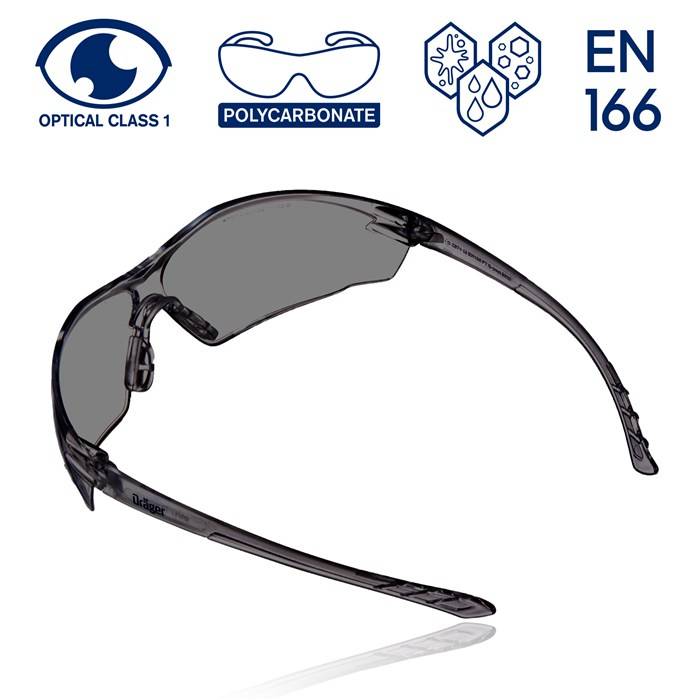 Dräger Schutzbrille Sonnenbrille Sicherheitsbrille X-pect 8321 Bauarbeiten Holzarbeiten Renovierungsarbeiten-1