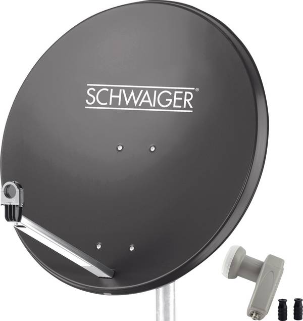 Schwaiger SPI9961SET2 SAT-Anlage ohne Receiver Teilnehmer-Anzahl: 2 80 cm