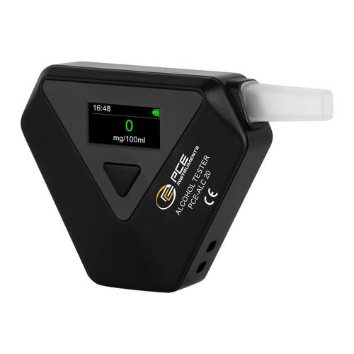 Thumbnail - PCE Instruments PCE-ALC 20 Alkoholtester Schwarz 0 bis 400 mg/ml inkl. Display