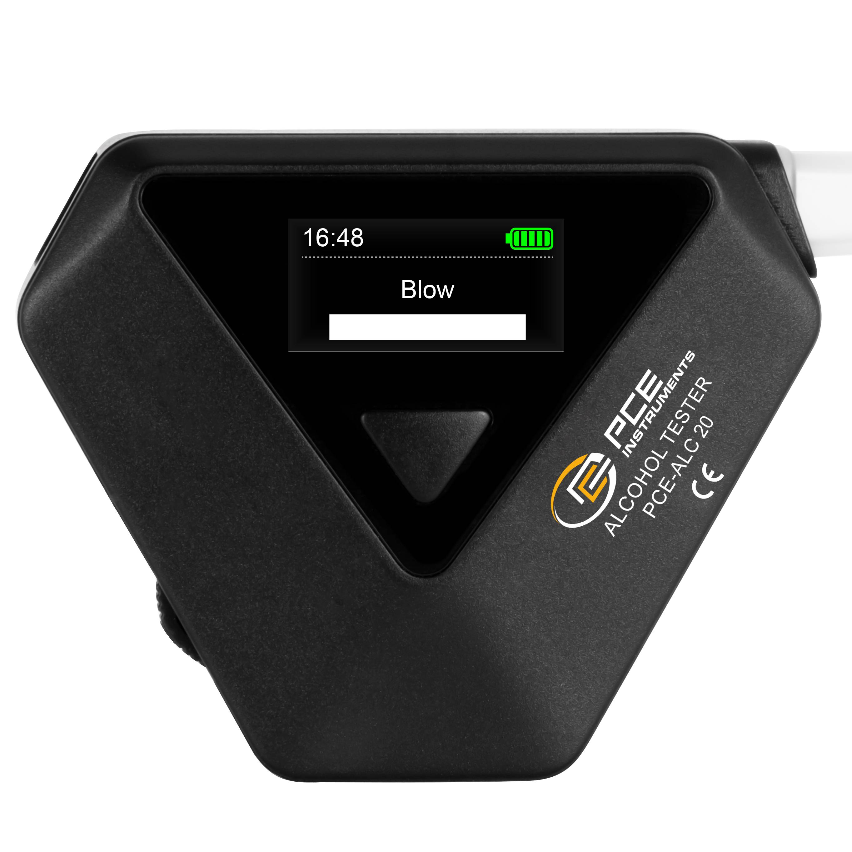 PCE Instruments PCE-ALC 20 Alkoholtester Schwarz 0 bis 400 mg/ml inkl. Display-1