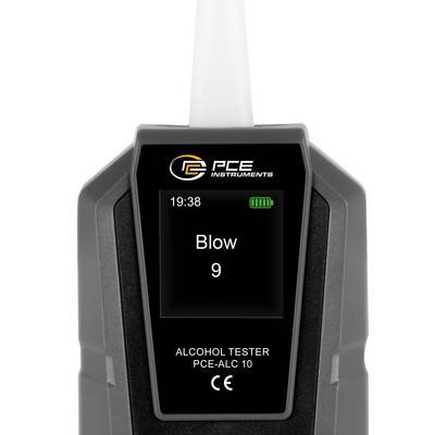 PCE Instruments Alkoholtester PCE-ALC 10 |Messbereich 0 .. 0,4 % BAC |Auflösung 0,001 % BAC |Ampelanzeige |Sprachausgabe-2