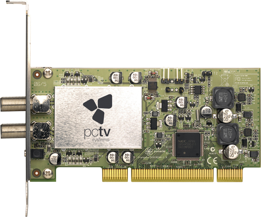 DVB-S PCI-Karte PCTV Systems Dual SAT Pro 4000i mit Fernbedienung