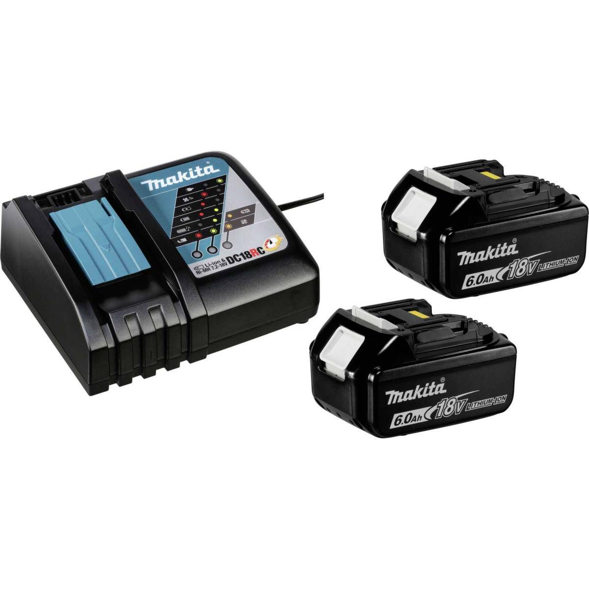Makita LXT - Batterieladegerät + Batterie - für Makita DHR263Z, DHR263ZJ, DHR264Z, DHR264ZJ, DUH651Z, DUR364LZ-0