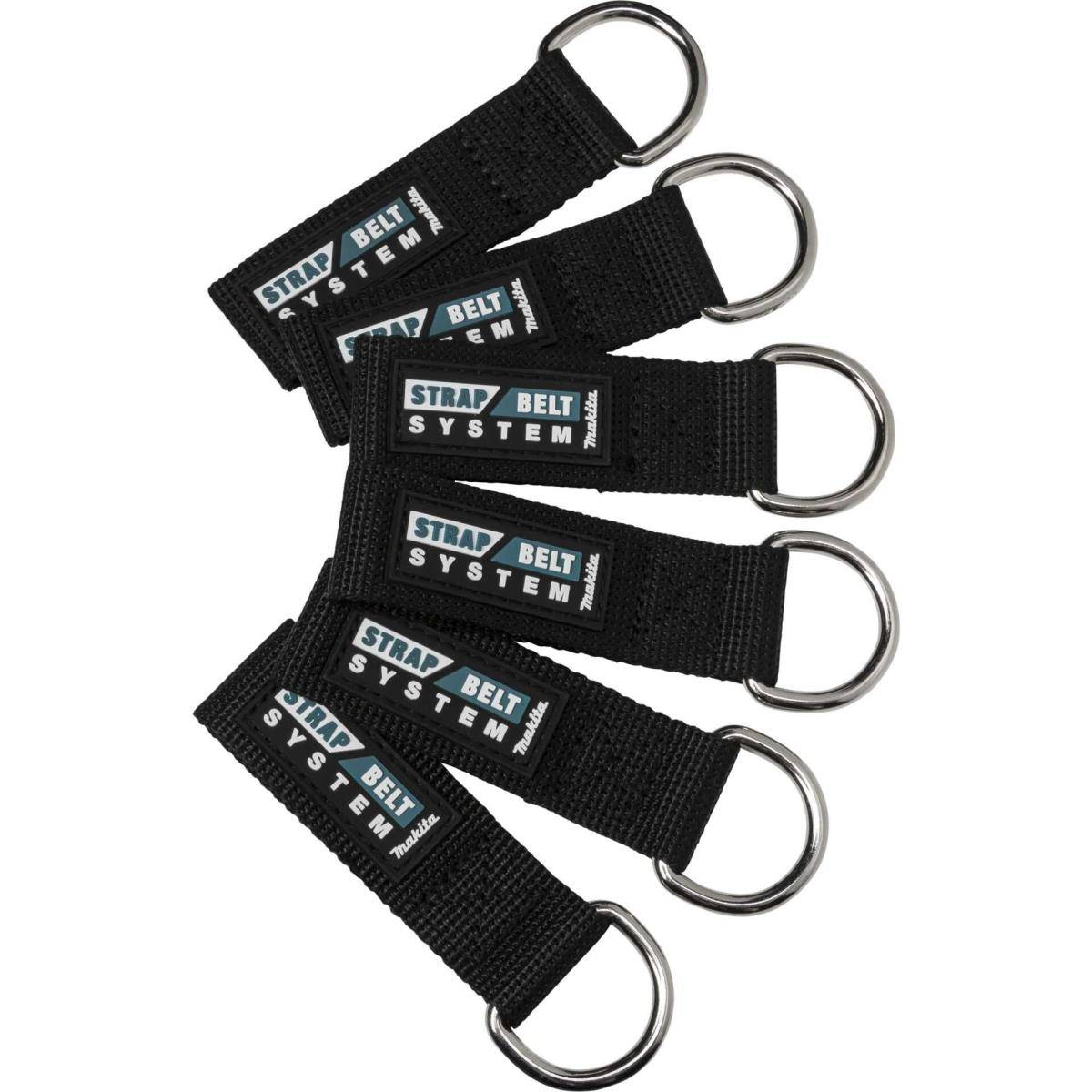 Makita - Gürtelschlaufe - Polyester, rostfreier Stahl (Packung mit 6)-0