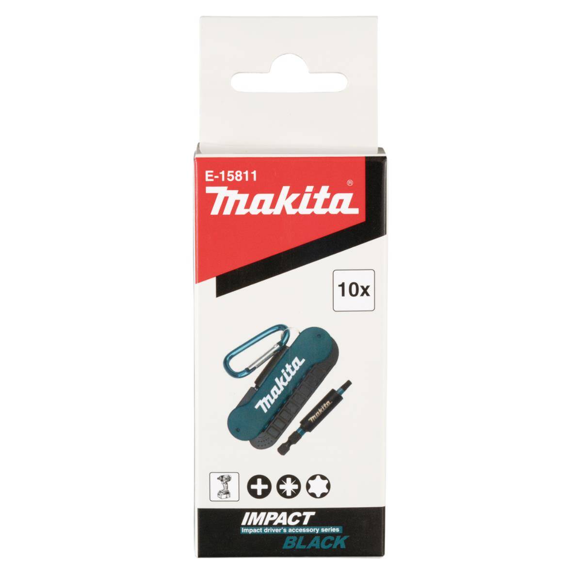 Makita 10 tlg. Impact Black Bitset Impact Black • 10-teilig-2