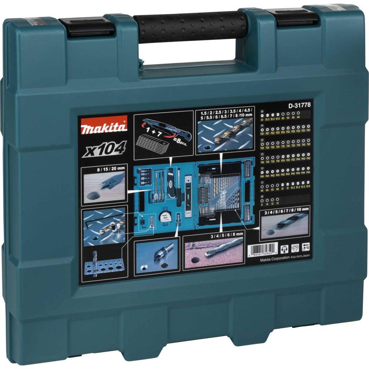 Makita D-31778 Bohrer-Bit-Set 104tlg-2