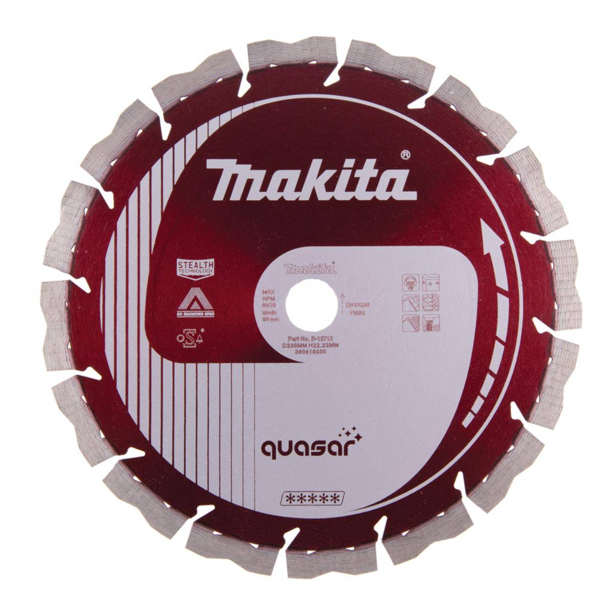 Makita Diamanttrennscheibe Quasar 230 x 22,23 x 12 mm • Quasar-0