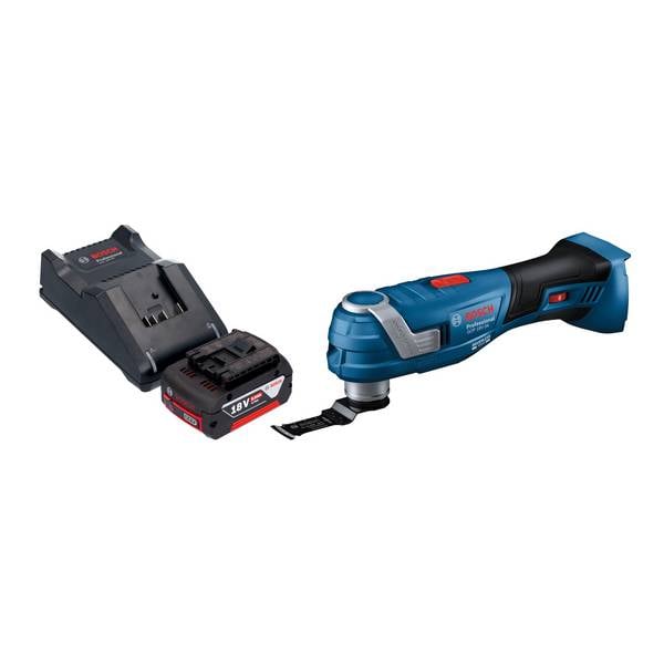 Bosch GOP 18V-34 Professional Akku Multi Cutter 18 V Starlock Plus + 1x Akku 5,0 Ah + Ladegerät