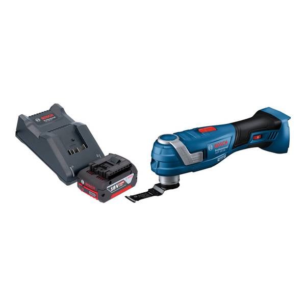 Bosch GOP 18V-34 Professional Akku Multi Cutter 18 V Starlock Plus + 1x Akku 4,0 Ah + Ladegerät