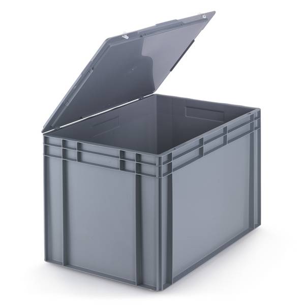 RAJAPACK Euroboxen mit Deckel 600 x 400 x 400 mm