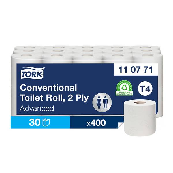 RAJAPACK Toilettenpapier TORK Advanced 2-lagig, 48 m lang