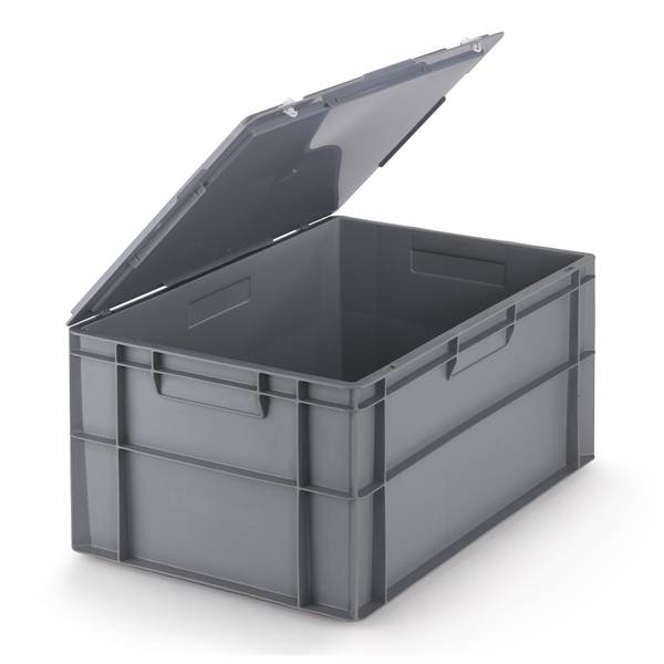 RAJAPACK Euroboxen mit Deckel 600 x 400 x 290 mm