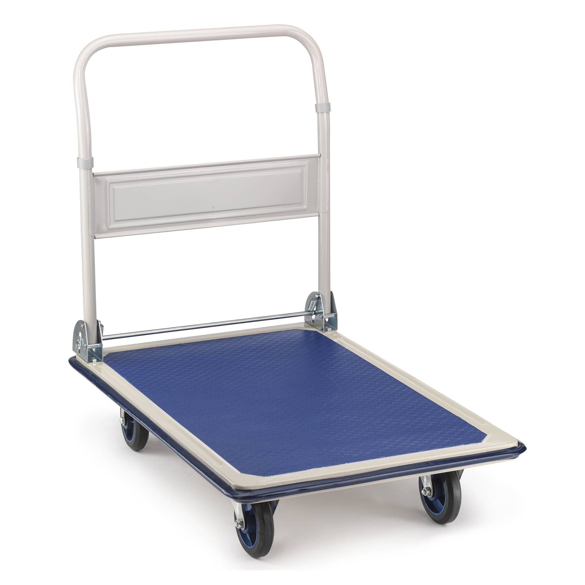 RAJAPACK Klappbarer Transportwagen mit Kautschuk-Rollen, 905 x 610 x 850 mm-0