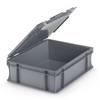 RAJAPACK Euroboxen mit Deckel 400 x 300 x 120 mm