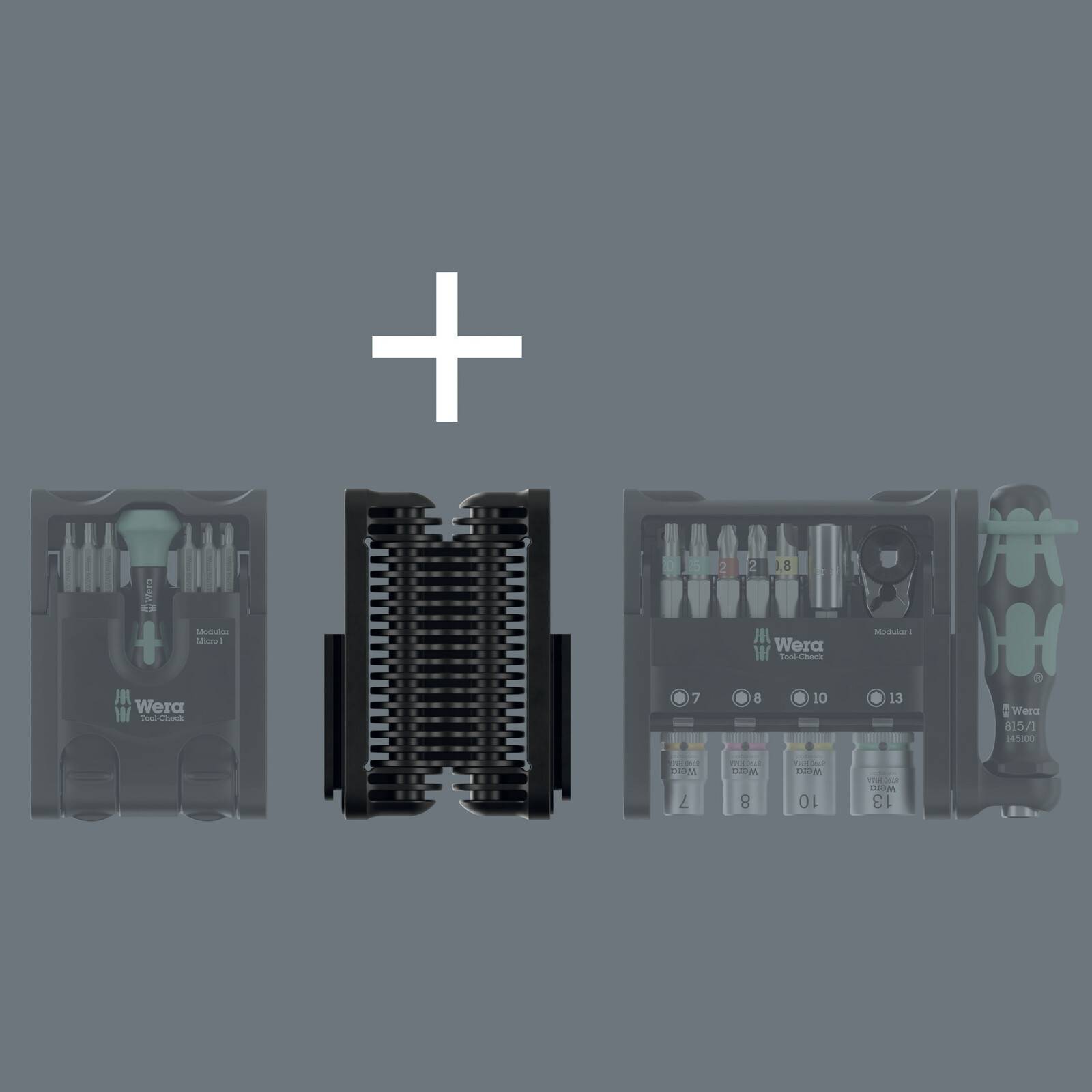 Wera Tool-Check Modular Set 1 Werkzeug Set mit Winkelschlüssel und Schraubendreher-2