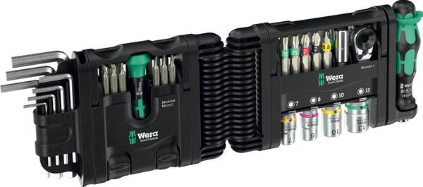 Wera Tool-Check Modular Set 1 Werkzeug Set mit Winkelschlüssel und Schraubendreher