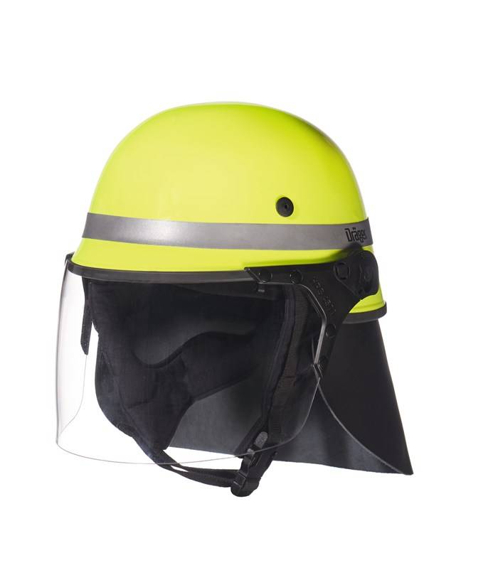 Dräger Nackenschutz Leder für HPS 4500, 4300 und 6200 Helme gegen Funken Glut und Späne-1