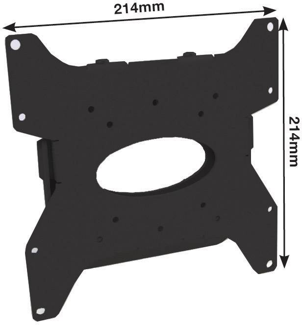 B-Tech BT7532, 20 kg, 119,4 cm (47 Zoll), 75 x 75 mm, 200 x 200 mm-0