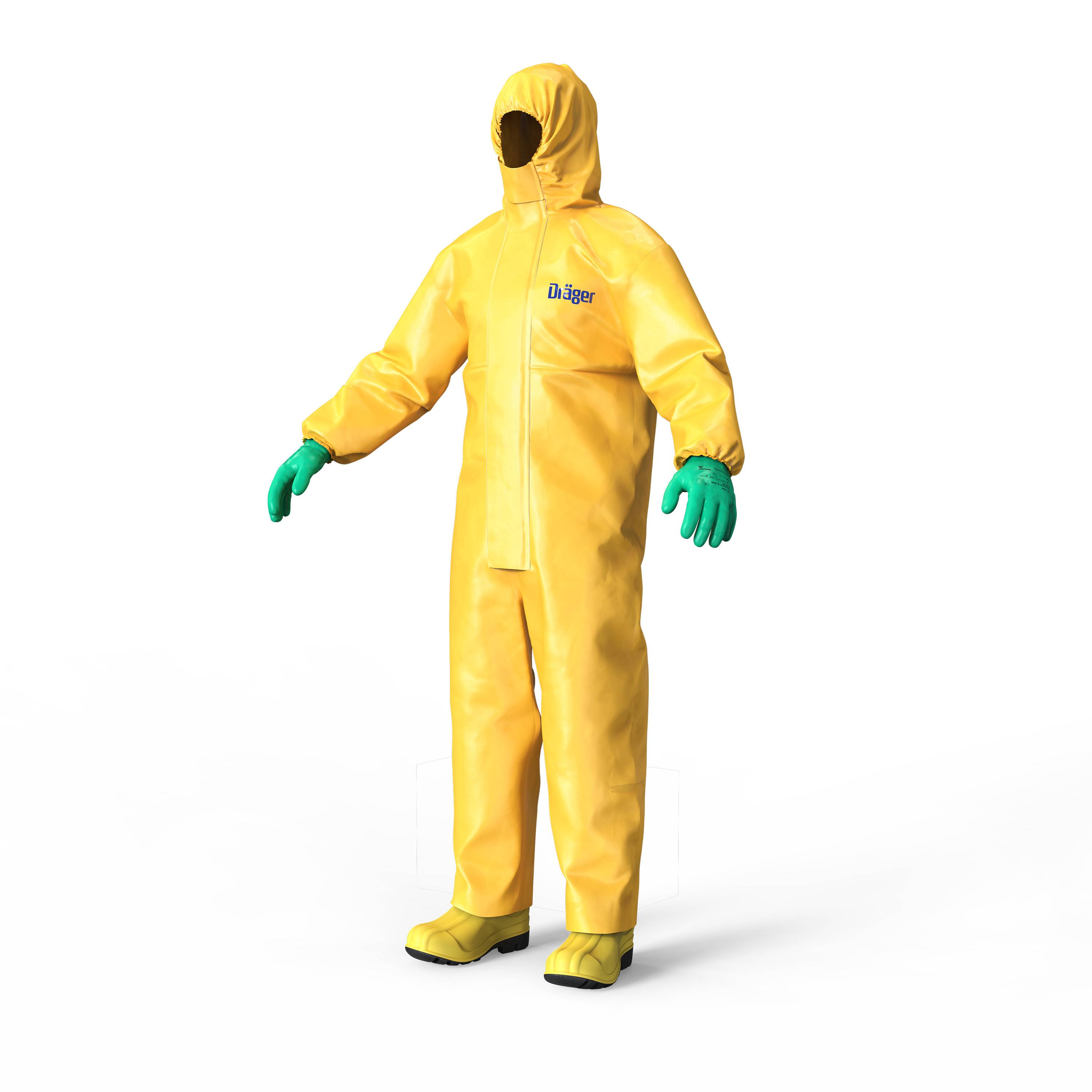 Dräger Schutzanzug Overall Schutzkleidung SPC 4400 CPM für Laborarbeiten und Lackierarbeiten-0