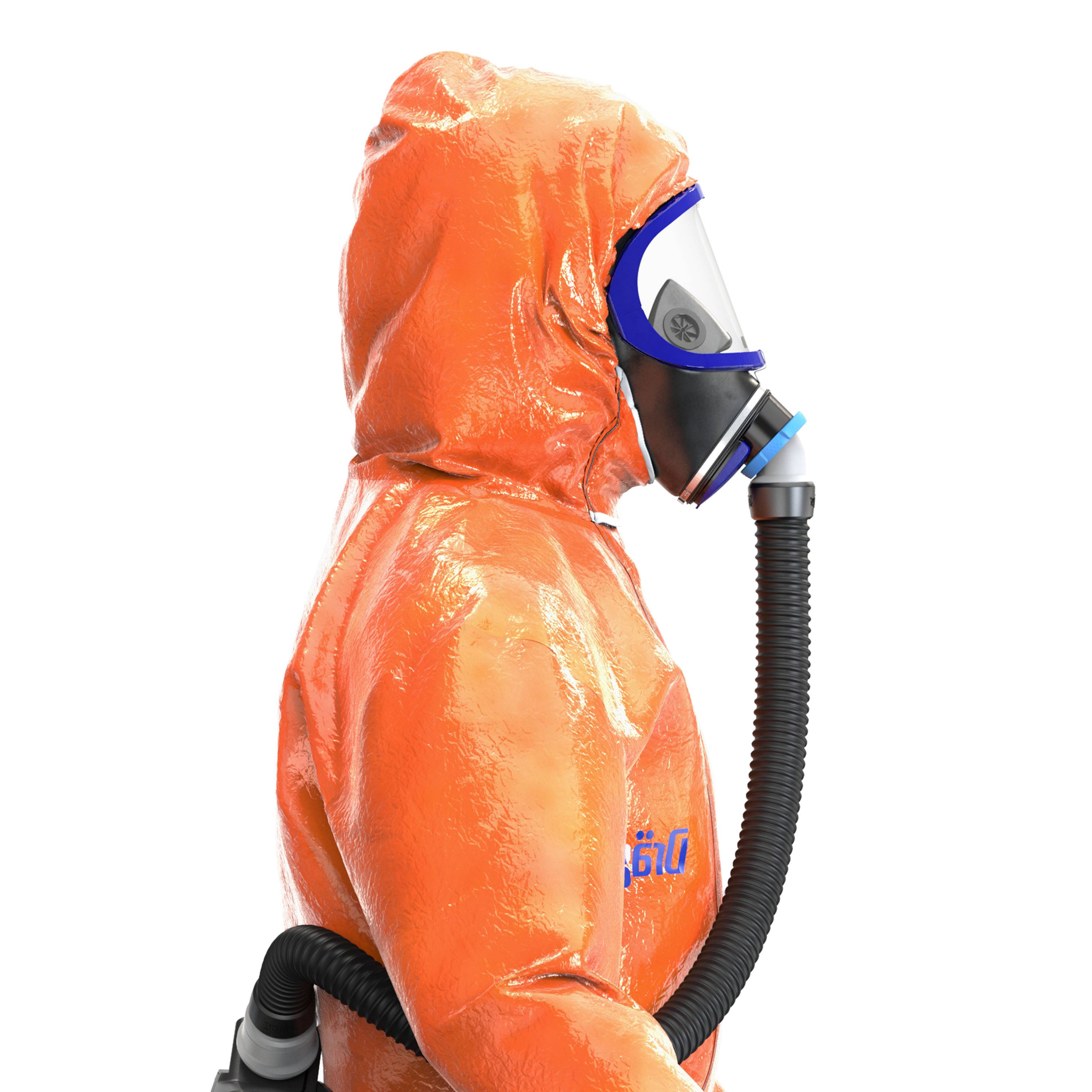 Dräger Schutzanzug Overall 4400 CLF SPC für Laborarbeiten Chemikalien u. Flüssigkeiten-3