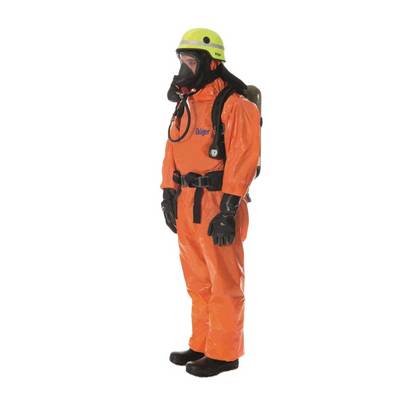 Dräger wiederverwendbarer Schutzanzug Overall SPC 4800 CFL antistatisch für Labor- u. Chemiearbeiten-0