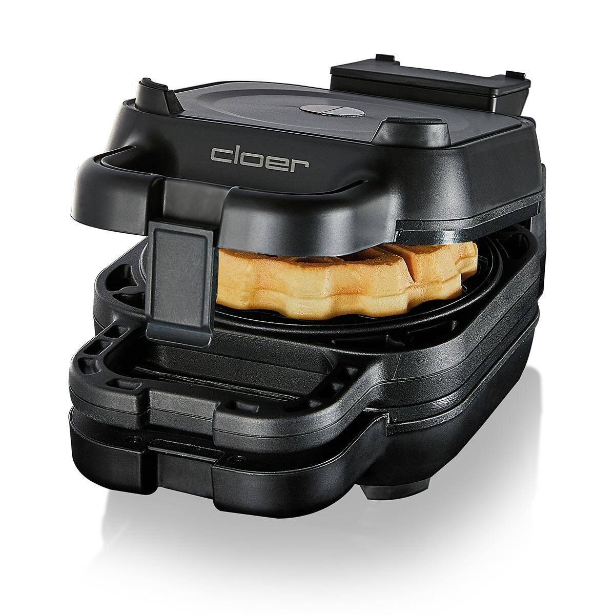Cloer Waffel Pie Maker 6150 800 W, 160 mm, 115 285 mm-2