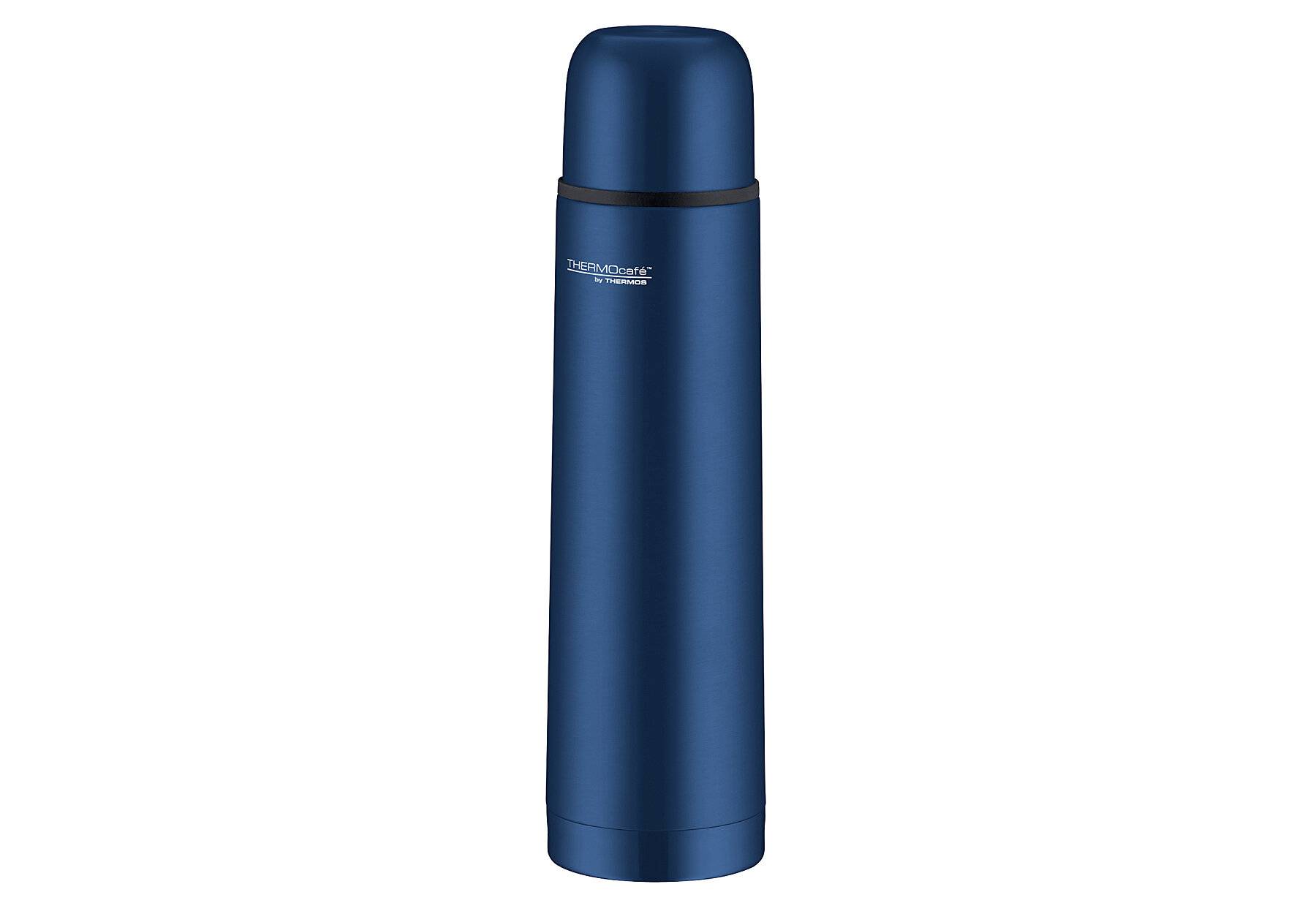 ThermoCafé Thermosflasche Edelstahl Everyday, Edelstahl blau 700ml, Isolierflasche