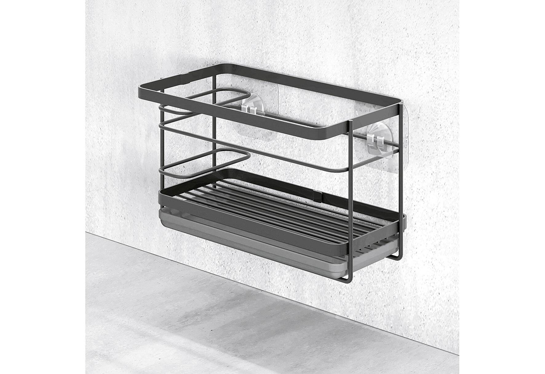Metaltex 352900000 küchenhalter, Stahl, Schwarz-1