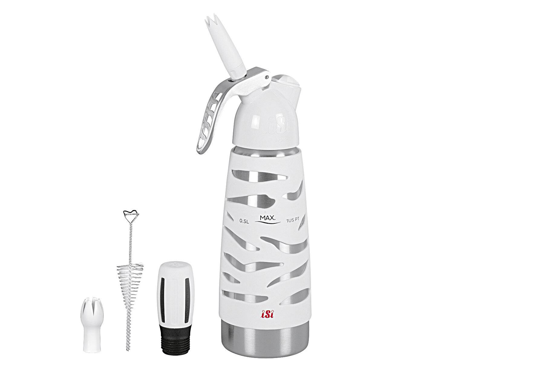 ISI Sahnebereiter Dessert Whip Plus 0,5 l weiß