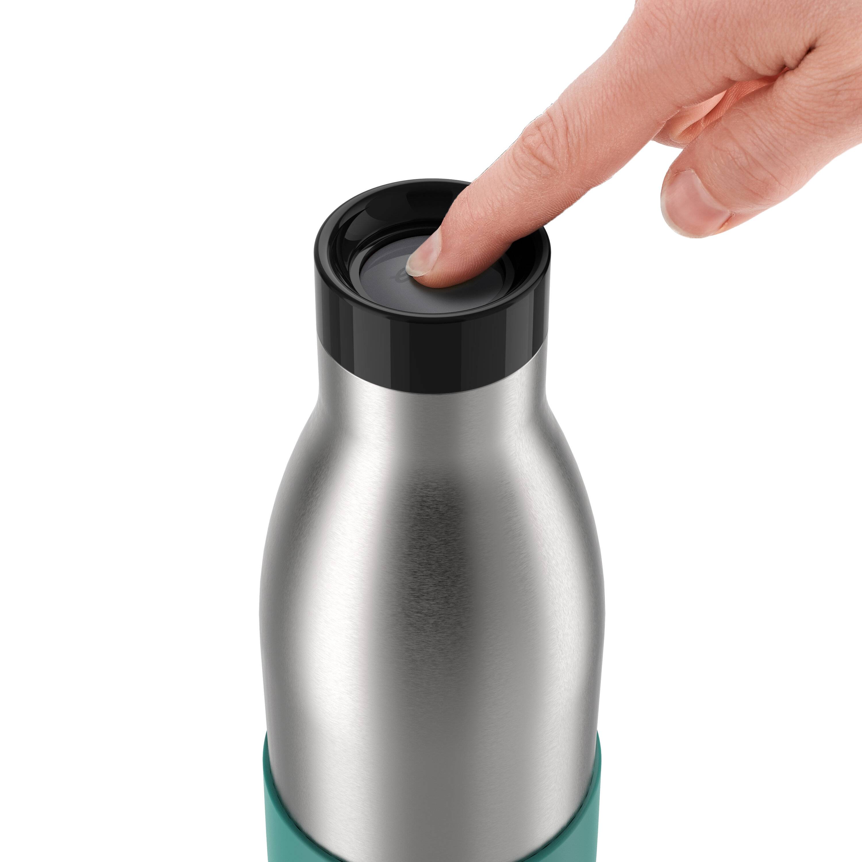 Emsa Bludrop Color Drinking Trinkflasche | N31102 Edelstahl 0,7 L Hält 24h Kalt / 12h-2