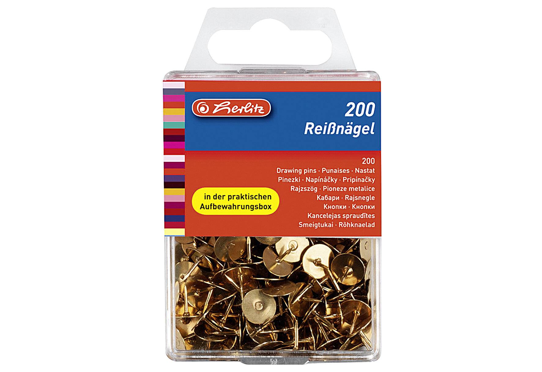 Reißnägel VE=200 Stück messing-1